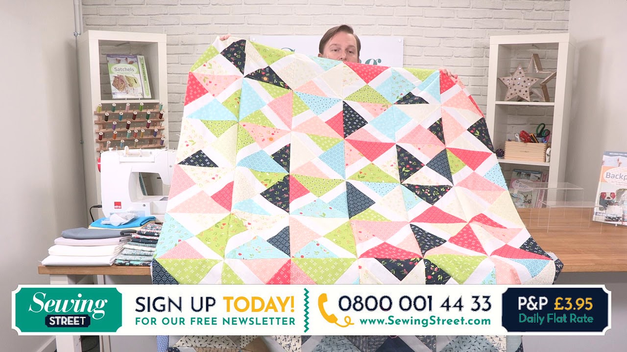 Sewing Street 29/03/20 Amalie Lap Quilt and Fabric Hour including