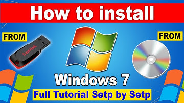How to Install Windows 7 from USB or DVD | Full Step by Step Tutorial | Ayaz Inspire