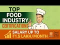 Top 5 Certifications to Boost Your Food Technology Career 🚀 | Salary Up to ₹1.2 Lakh!