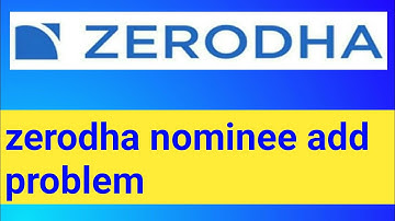 error updating nominee failed to esign zerodha || zerodha nominee add problem