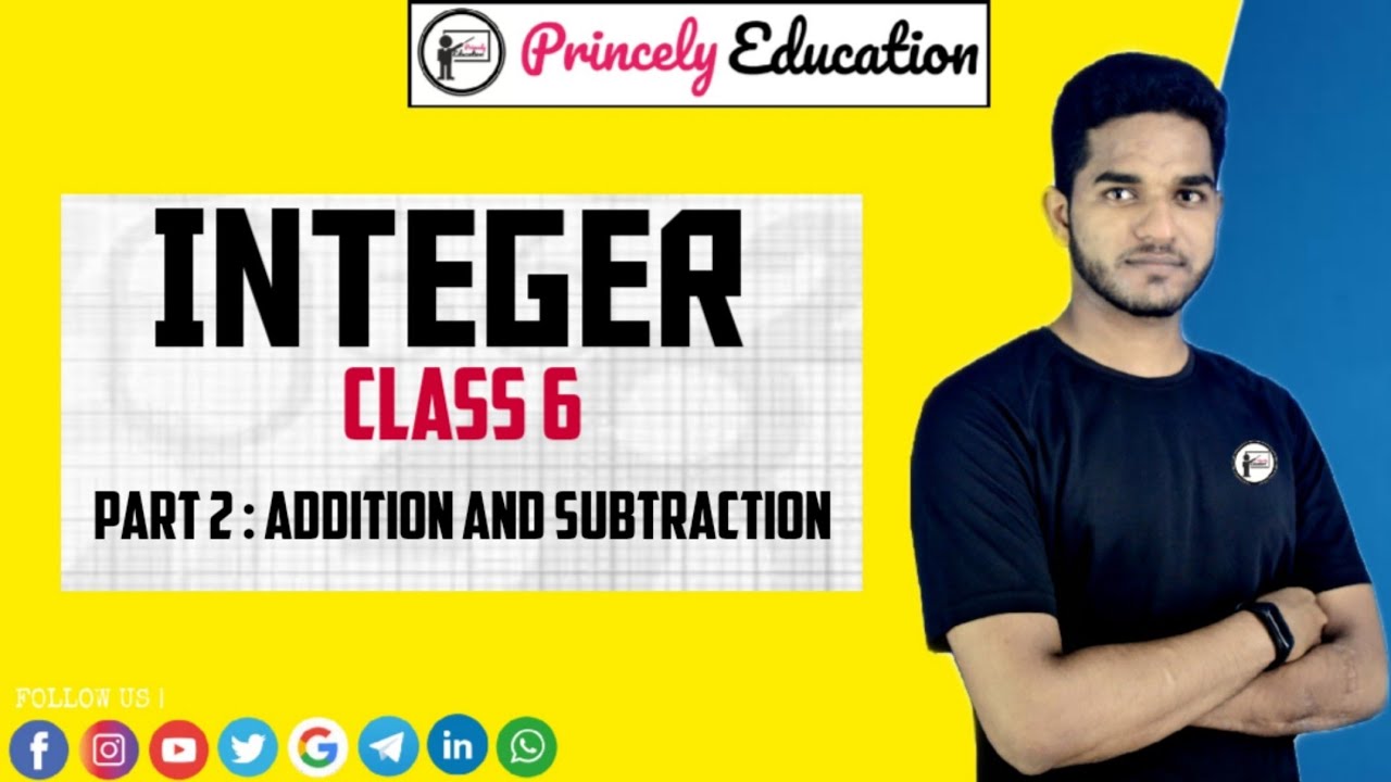 INTEGER | ADDITION AND SUBTRACTION | PART 2 | HINDI - YouTube