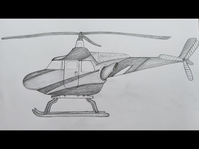 army helicopter drawing easy - Clip Art Library