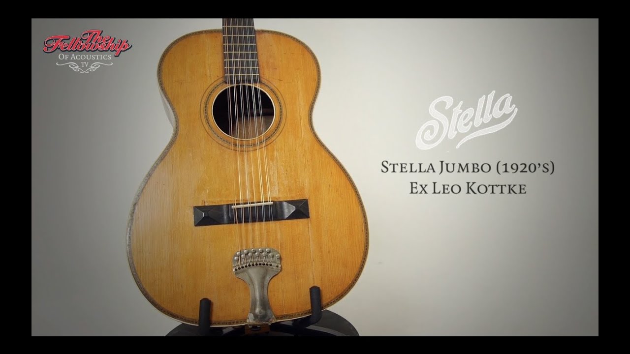 TFOA Review - Stella Jumbo 1920's ex Leo Kottke
