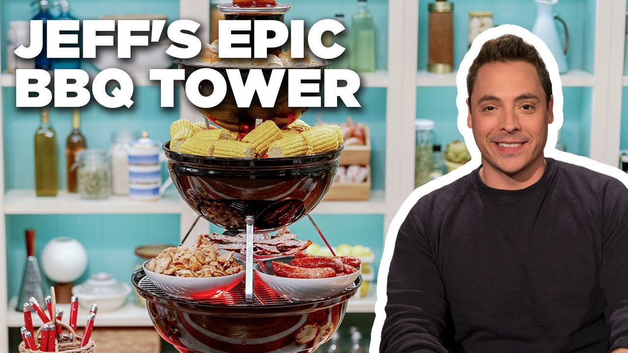 Jeff Mauro's Epic BBQ Tower The Kitchen Food Network YouTube