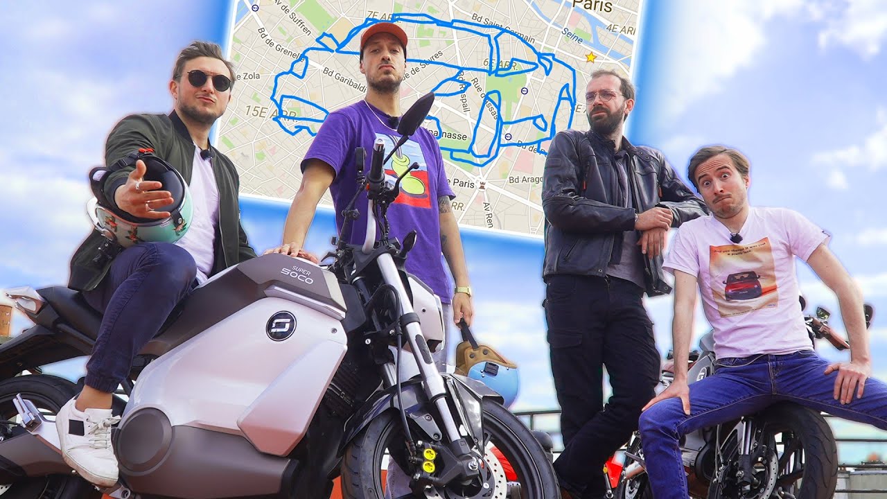GPS Drawing en motos : c'est chaud pour nos permis (feat Vilebrequin)