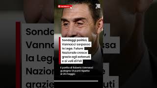 Vannacci sorpassa la Lega. Futuro Nazionale cresce grazie agli astenuti e ai voti di FdI