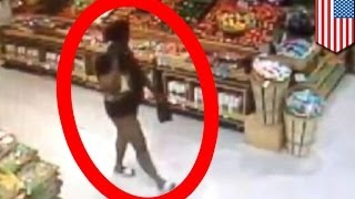 CCTV Footage: Pantless woman steals boxed wine from Publix in Ocala, Florida
