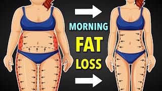 Morning Workout to Lose Stubborn Fat - Lower Belly Thigh Fat Areas