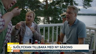 Gustaf Hammarsten familjekrockar i tredje säsongen av ”Sjölyckan” - Nyhetsmorgon (TV4)