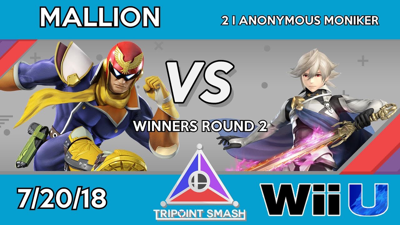 Tripoint Smash 20 - Winners Round 2 - Mallion (Captain Falcon) Vs. 2 I Anonymous Moniker (Corrin) - YouTube