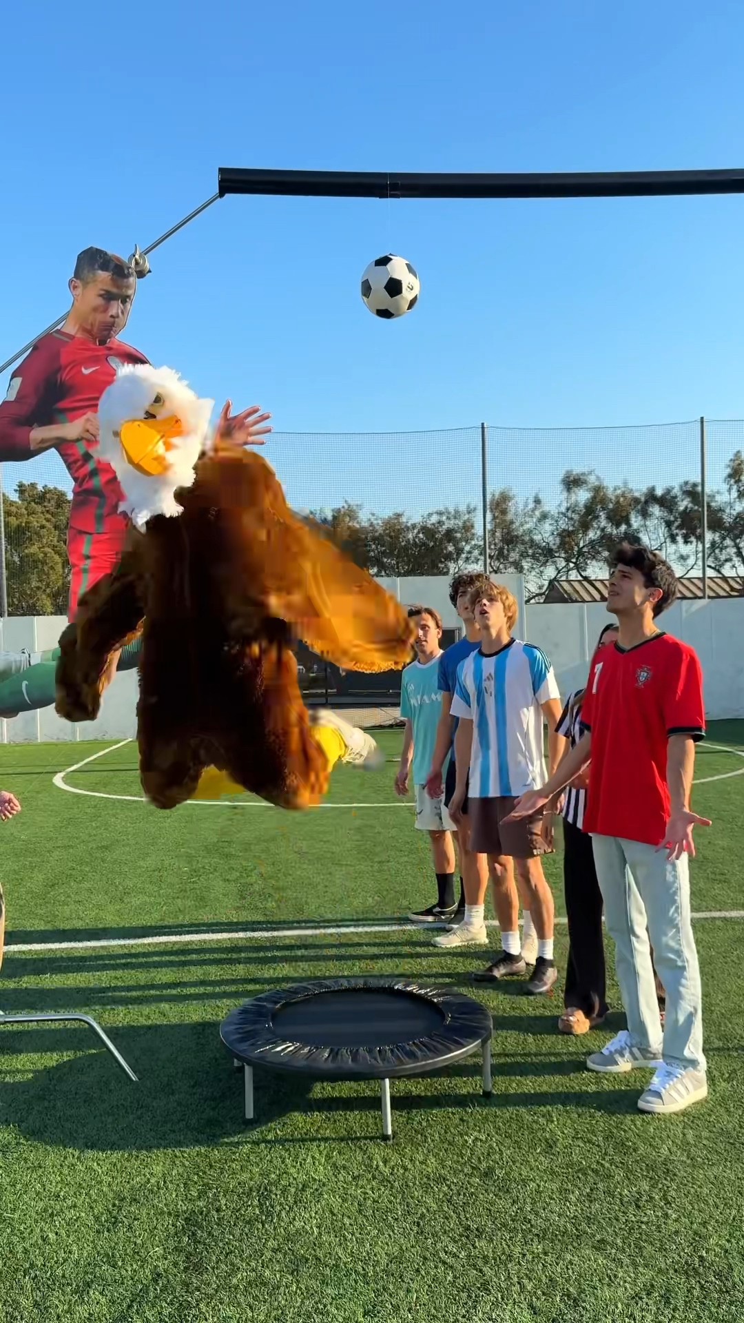 Can you jump as high as Cristiano Ronaldo??