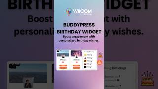 Keep Track of Member Birthdays Easily | BuddyPress Birthday Widget #wordpressplugins  #buddypress