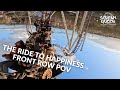 The Ride to Happiness GOLDEN HOUR Front Row POV, Plopsaland Belgium