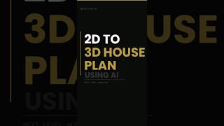 How to Turn a 2D House Plan into 3D Using AI | #sketchup