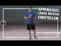 Springseil einstellen | Die richtige Länge | Fitness & Kraftsport | Sport-Thieme