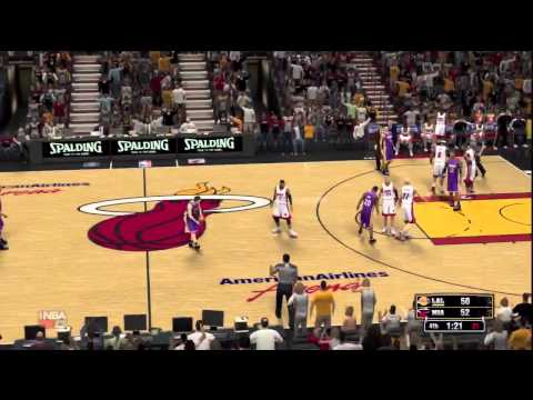 NBA 2k13 LAL@MIA Fourth Quarter