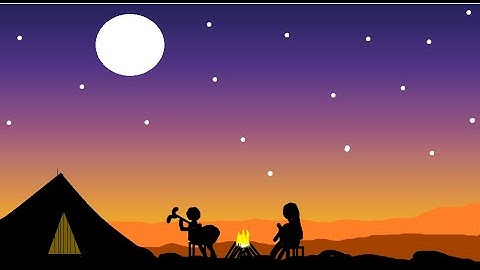 How to Draw in Ms Paint | drawing in paint in computer | scenery drawing@little star kid channel