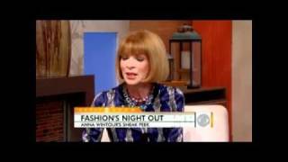 Anna Wintour on Fashion's Night Out