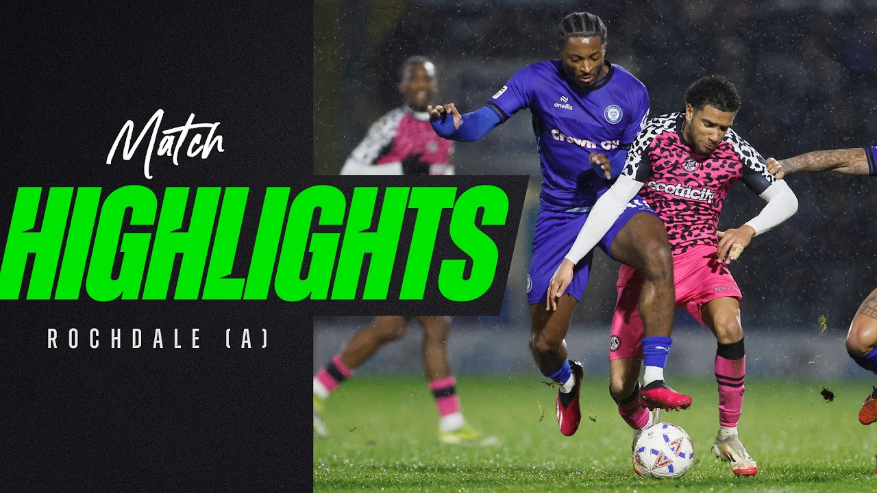 Match Highlights | Rochdale 2-1 Forest Green