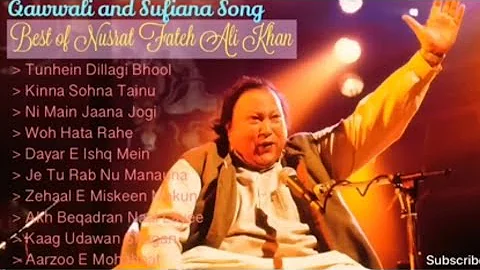 Best of Nusrat Fateh Ali Khan - Top 10 Qawwali & Sufiyana Song #qawwali #nafk #music