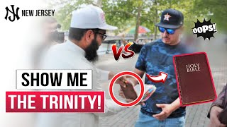 Famous ✝️🤯 CHRISTIAN fails to Prove TRINITY from the Bible❗Shaykh Uthman | New York Wealth