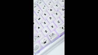 Maorbeng X100 PRO 🐾 soft, quiet membrane thocks in pure white screenshot 2