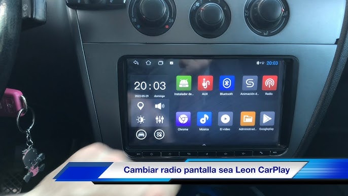 Radio navegador con Android Seat León 2 