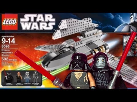 Видео: Обзор Lego Star Wars 8096 шаттл Императора Палпатина / Review Lego Star Wars #lego #starwars #retro