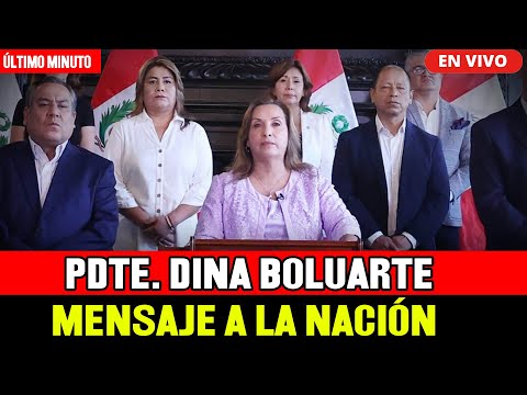 🔴EN VIVO: PDTE DINA BOLUARTE MENSAJE A LA NACIÓN HOY 14/05/24