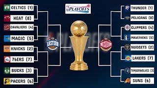 Updated 2024 NBA Playoff Bracket | NBA Playoff Picture | After Friday's Game April 19