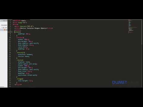 Cara Membuat Resize Textarea Dengan JQuery