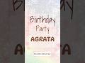 🎂 Happy Birthday Agrata 🎀 | Cutest Baby Girl Ever 👶💖 #shorts #dailyvlog #home #familyvlog