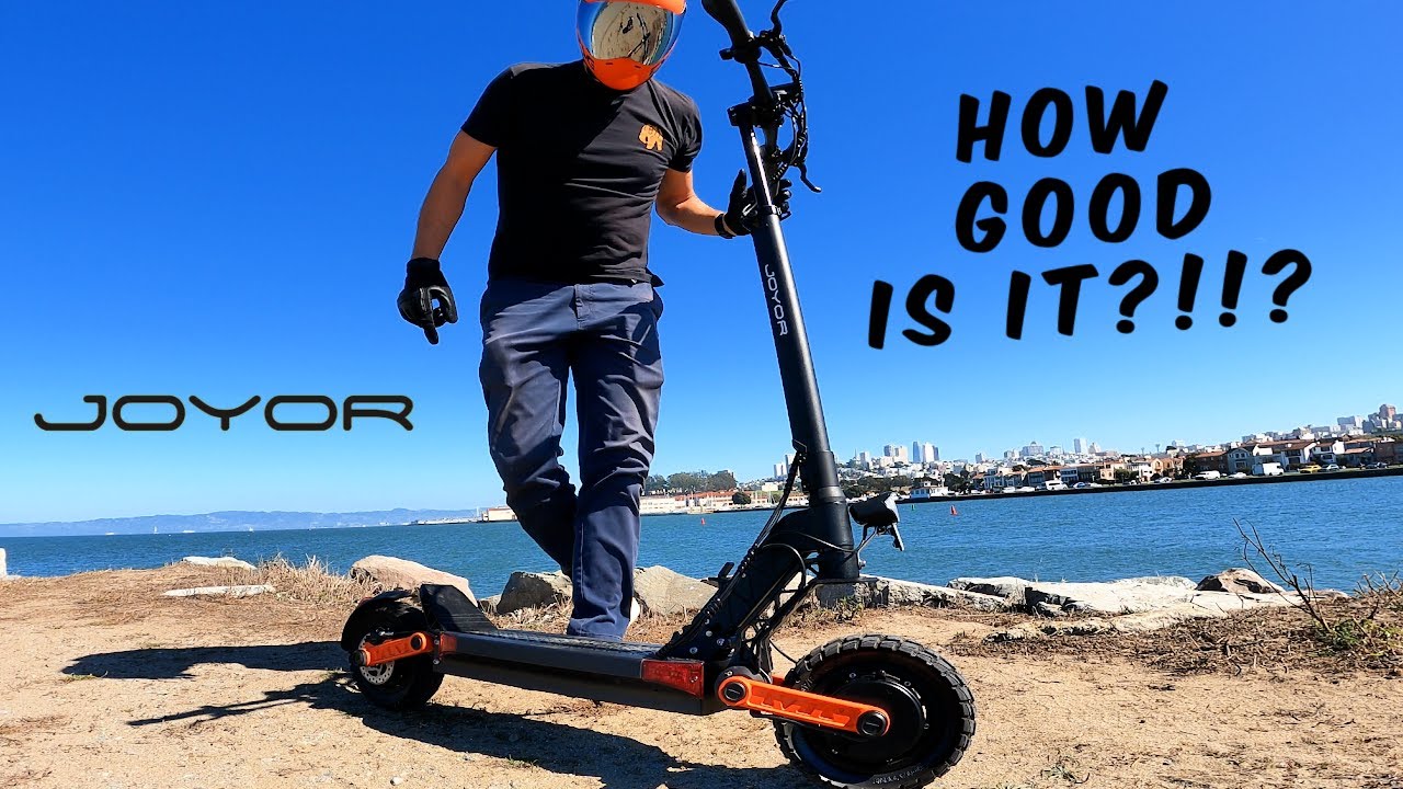 TOP SPEED 35MPH?!? JOYOR S10-S ELECTRIC SCOOTER FULL REVIEW, RIDE, AND  UNBOXING 