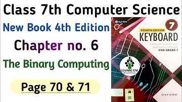 7 Class Computer Science New Book | Chapter 6 Oxford Syllabus | Keyboard 4th Edition | Learning Zone