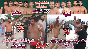 Kaleem Gujjar 🆚 Tahir Gujjar || Layyah Culb 🆚 Bhakkar Culb|| Big Match 2025 in 55Tda