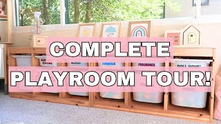 *NEW*PLAYROOM TOUR!! COMPLETE PLAYROOM MAKEOVER // HOW TO SET UP YOUR PLAYROOM