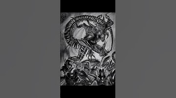 Xenomorph Queen #art #aesthetic #drawing #alien #xenomorph #edit #new #like #subscribe #sketch