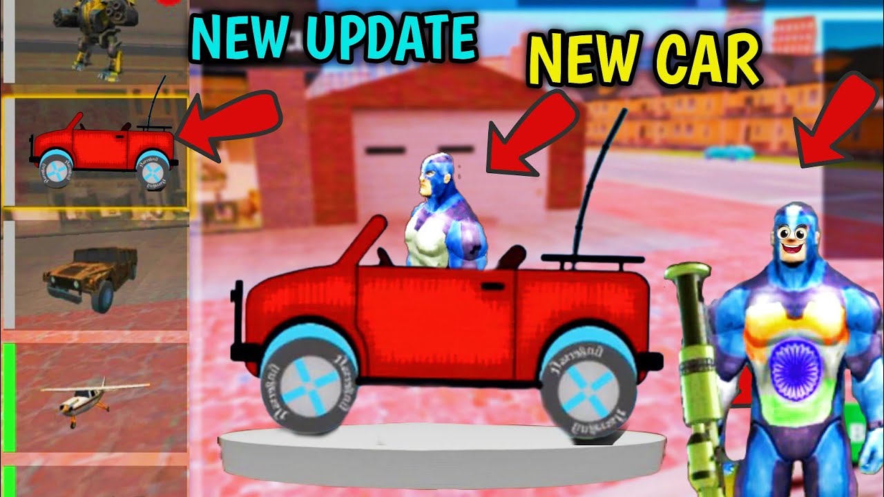 New Car In Vice Town | Rope Hero Vice Town New Updates | Gammer Pandey