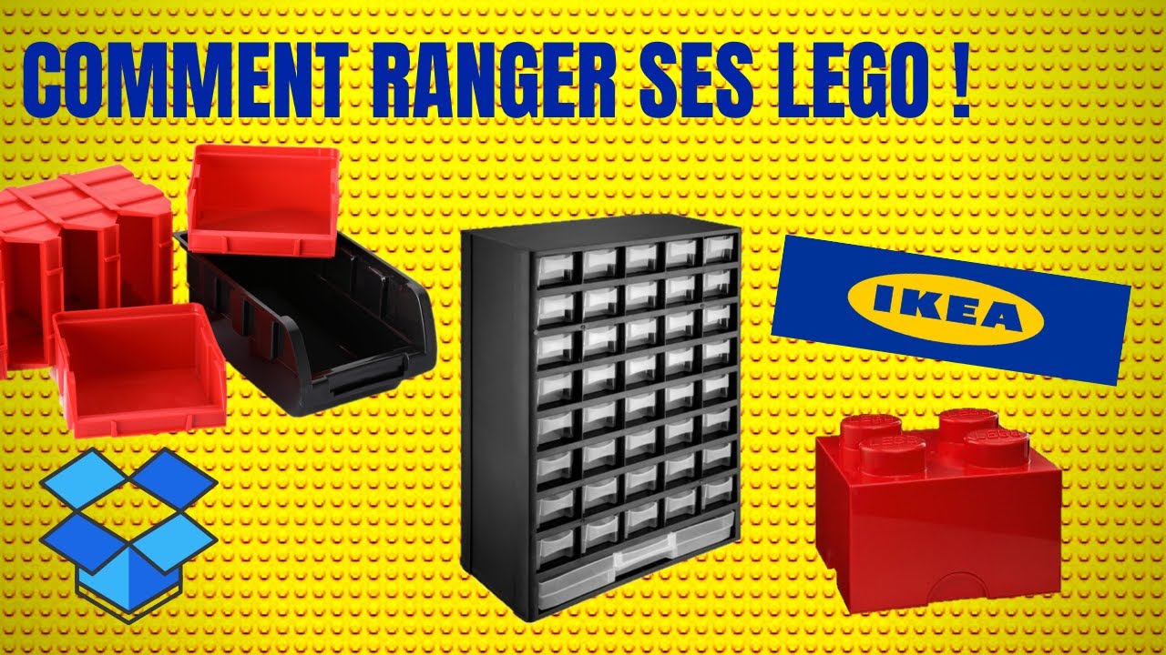 Ranger ses Lego, astuces pour les briques, accessoires et plaques