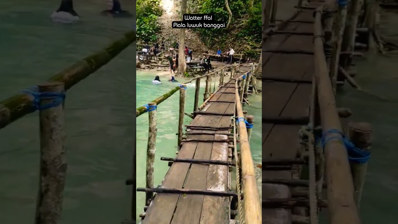 air terjun piala luwuk banggai sulaweai tengah