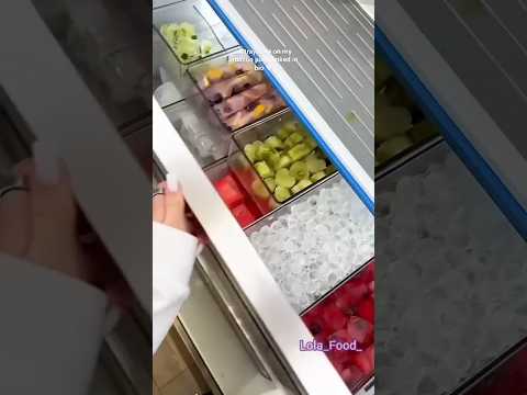 ice drawer restock asmr! 🧊 #aesthetic #organization #amazon #amazonproducts #asmr #fyp