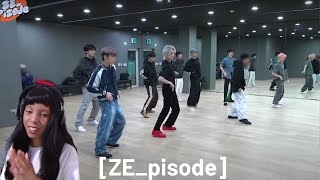 [ZE_pisode] ZEROBASEONE (제로베이스원) 'SWEAT' Dance Practice Behind REACTION