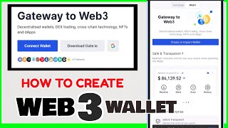 Gate IO Web3 Wallet: How to Create Web3 Wallet Gate.IO Exchange by PeraIQ 154 views 1 month ago 4 minutes, 42 seconds