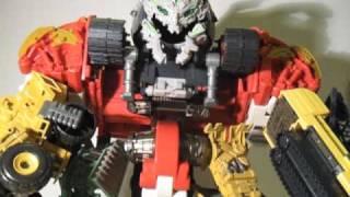 Transformers ROTF Revenge of The Fallen Supreme Combiner Class Constructicon Devastator Review