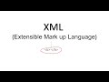 Introduction to xml  index 1  part 1