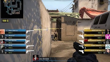 CSGO: Mirage Side CT [ GR ] Ninja Defuse on B site ;