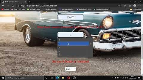 Car Price Prediction Made By Anshuman Python Inter at cppsecrets.com