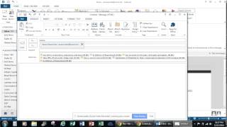Forwarding Multiple Messages - Outlook 2013