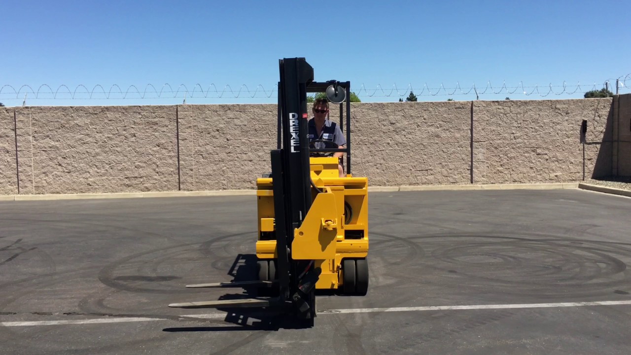 Drexel Slt 30 Ess Swingmast Side Loading Forklift Youtube