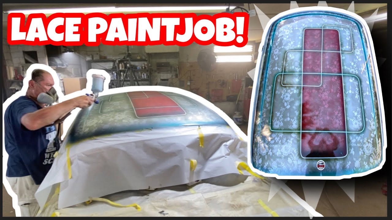 CUSTOM LACE PAINTJOB ON A HOT ROD HOW TO DO LOWRIDER STYLE PAINT FOR custom-lace-paintjob-on-a-hot-rod-how-to-do-lowrider-style-paint-for